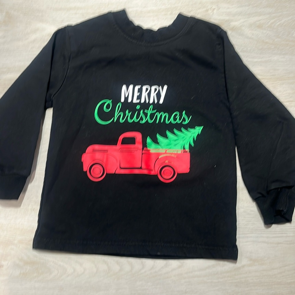 Unisex toddlers Christmas long sleeve sweaters